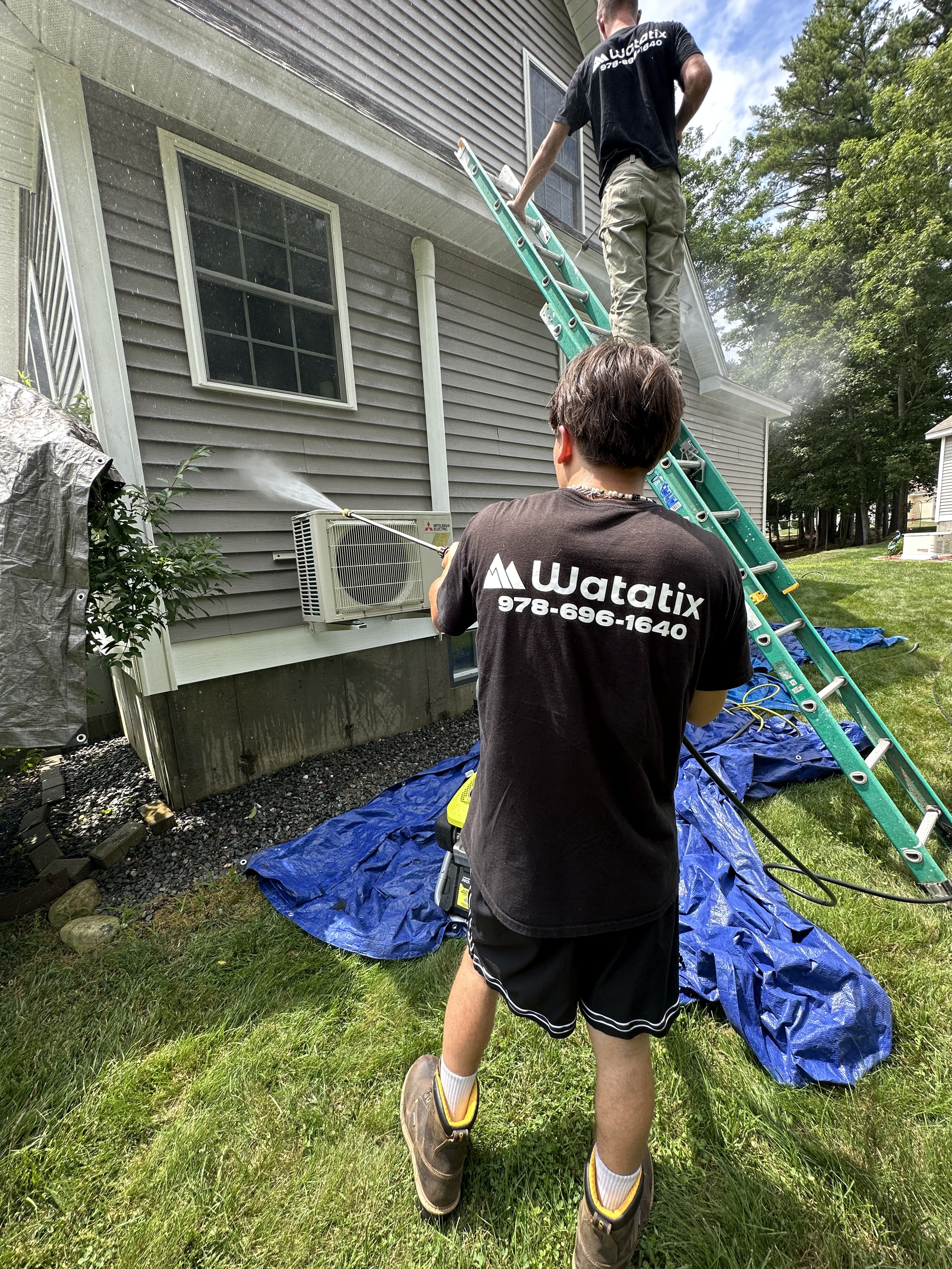Power washing - Watatix Landscaping